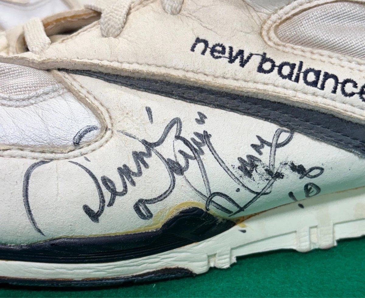 Dennis Rodman signature on the New Balance NBX shoe, photo 2 of 19